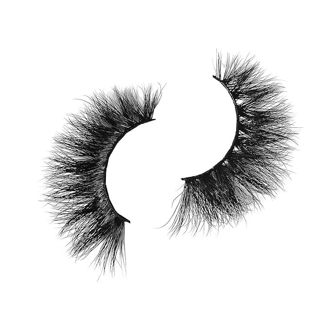 Mink lashes Mikiwi 3 Pairs Eyelashes D327-3, 22MM Mink Eyelashes, Fluffy Mink Lashes, Thick HandMade Full Strip Lashes, Cruelty Free Luxury Makeup Dramatic Lashes