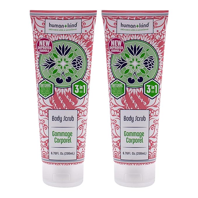 Human+Kind Body Scrub Unisex 6.46 oz - Pack of 2