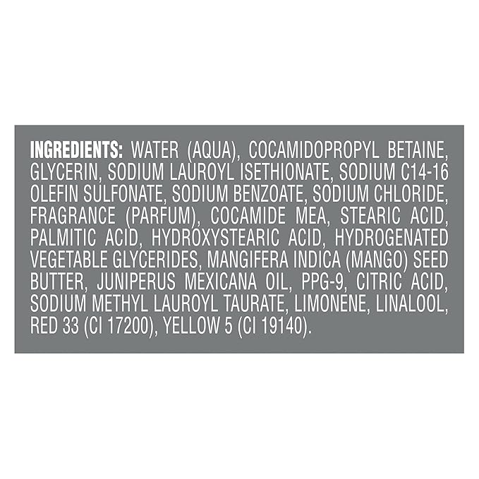 DOVE MEN + CARE body and face wash rejuvenating mango + cedarwood for Men, with 24-Hour Nourishing Micromoisture Technology, 30 oz,(Pack of 2)