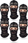 Xeoxarel 6 Pack Balaclava Ski Mask for Men/Women, Full Face Cover