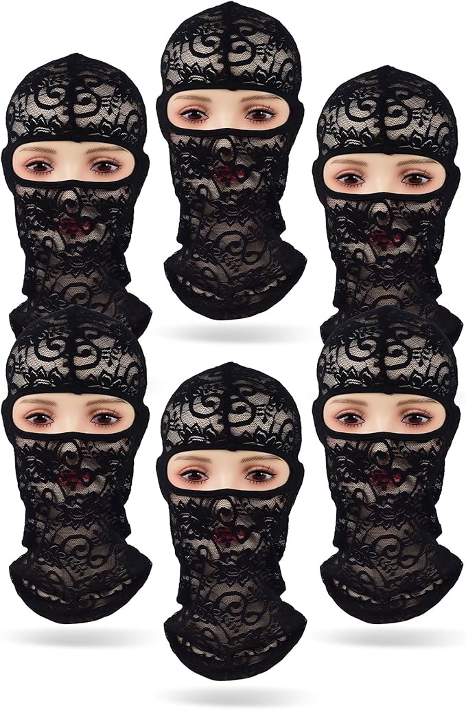 Xeoxarel 6 Pack Balaclava Ski Mask for Men/Women, Full Face Cover