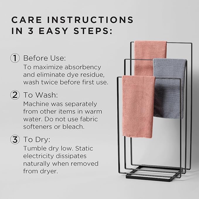Fromm Softees Microfiber Salon Hair Towels for Hairstylists, Barbers, Spa, Gym in Navy, 16" by 29", 10 count Perfect Hair Care Towel for Drying Curly, Long, Wavy Hair