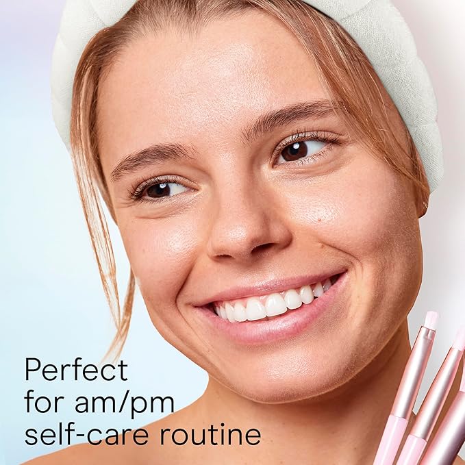 Conair Spa Makeup and Face Washing Headband, Ultra-Absorbent Microfiber Skincare Headband, Soft Terry Cloth, No-Pull Band Gentle on Hair and Head, Bubble Design, Ivory