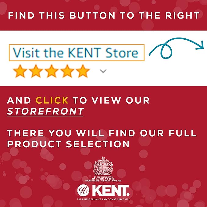 Kent 6T TW Fine Tooth and Wide Tooth Hair Comb, Handmade Styling Comb for Hair Care, Barber Combs, Beard Combs For Men, Styling Grooming for Men, Women and Kids