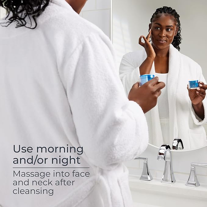 Eucerin Immersive Hydration Replenishing Night Gel Face Cream with Hyaluronic Acid and Provitamin B5, Ultra-Lightweight Face Moisturizer Reduces Look of Fine Lines and Wrinkles, 1.7 Oz Jar