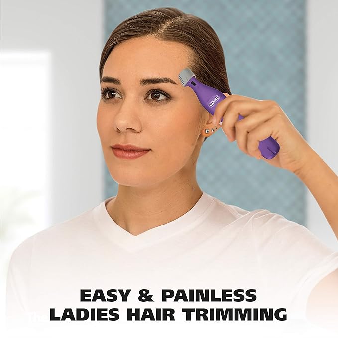 Wahl Pure Confidence Rechargeable Electric Trimmer, Shaver, & Detailer for Smooth Shaving & Trimming of The Face, Underarm, Eyebrows, & Bikini Areas – Model 9865-100