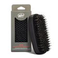 Wet Brush Shine Enhancer Hair Brush with IntelliFlex Bristles, Short Hair & Palm Beard Detangler for Men, Detangling Boar Bristles, Soft & Shiny Strands, For Easy Styling, Black