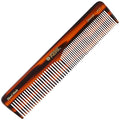 Kent 16T Tortoise Fine Tooth and Wide Tooth Comb for Daily Grooming, Styling Comb for All Hair Types, Wet or Dry Hair Detangling Combs for Men and Women,Saw Cut Hand Polished, Made in England