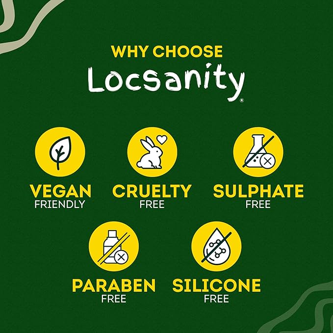 Locsanity Pure Rosewater Hair and Facial Spray – Regular Size Hydrating Face Mist to Soothe, Refresh, and Rejuvenate Skin, Reduce Oil and Buildup (8oz)