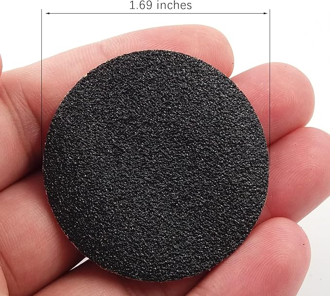 60pcs Replaceable Sandpaper Refill Discs for Electric Foot File Callus Remover Hard Dry Dead Skin Removal (Fine 180 Grit)