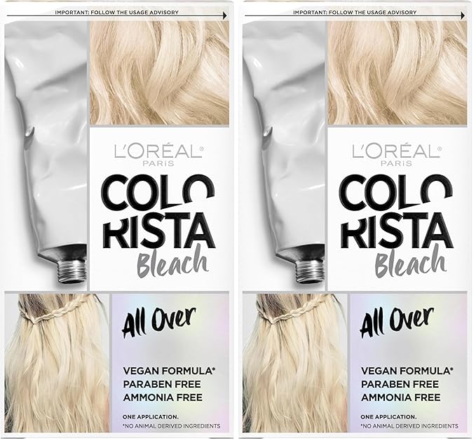 L'Oreal Paris Colorista Bleach, All Over (Pack of 2)