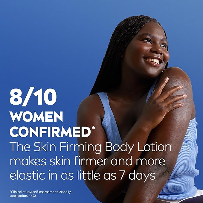 NIVEA Sheer Hydration Skin Firming Body Lotion (16.9 Fl Oz) + Skin Firming & Toning Body Gel Cream with Hyaluronic Acid (6.7 Oz),Enriched with Q10 and Vitamin C,(Pack of 4)