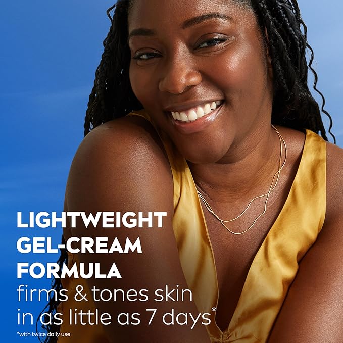 NIVEA Sheer Hydration Skin Firming Body Lotion (16.9 Fl Oz) + Skin Firming & Toning Body Gel Cream with Hyaluronic Acid (6.7 Oz),Enriched with Q10 and Vitamin C,(Pack of 4)