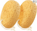 Bath Sponge, 2Pcs Large Shower Sponges for Women Men, Exfoliating Sponge Face Body Puff with Dense Foam for Gentle & Deep Cleansing, Ultra-Soft for Sensitive Dry Skin