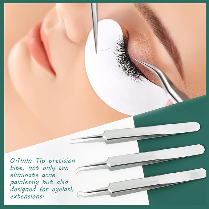 Blackhead Remover Tools, 16 PCS Pimple Popper Tool Kit, Acne Blackhead Tools for Blemish, 410 Premium Professional Stainless Acne Pimple Extractor Tool with Metal Box