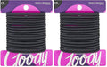 Goody Ouchless Hair Elastics – No Pull,No Breakage,Tangle-Free Hold for Thick,Curly,Coily & Textured Hair –,Black,Long-Lasting Ponytail Holders for Women & Men,17 Count (Pack of 2)