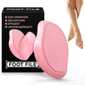 Nano Glass Foot File – 4.6" Glass Foot Callus Remover, Ergonomic Heel Scraper for Cracked Heels, Scratch-Resistant & Non-Wearing – Moisture-Resistant & Gentle Cleansing, Designed for Wet or Dry Use