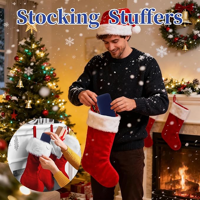 Manicure Set Stocking Stuffers for Men Stocking Stuffers for Teens Manicure Kit Nail Clippers Kit Grooming Kit Pedicure Care Tool Christmas Gift for Men Dad Birthday Gift for Teen Boy Father Dark Blue