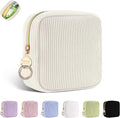 Period Bag for Teen Girls, Corduroy Sanitary Napkin Storage Bag, Menstrual Pad Pouches Tampon Holder for Purse