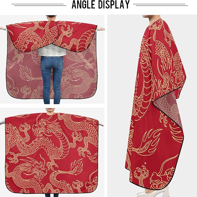 Stylish Barbershop Salon Barber Cape Haircut Cape Salon Apron Unisex Hair Cutting Apron for Men Women