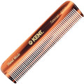 Kent FOT Handmade Pocket Comb for Men, Women and Kids, All Fine Tooth Hair Comb Straightener for Everyday Grooming and Styling Hair, Beard and Mustache, Saw Cut and Hand Polished, Made in England