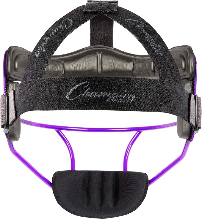 Champion Sports Steel Softball Face Mask – Durable Fielder’s Mask for Youth & Adults, Multiple Colors for Practice & Games