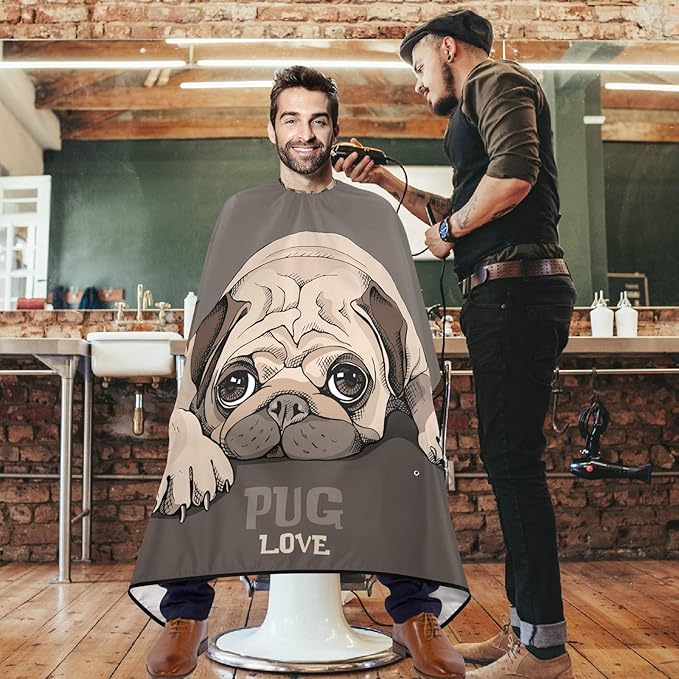 visesunny Professional Barber Cape Polyester Hair Cutting Salon Cape Apron Anti-Static Beard Bib