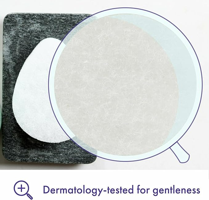Buf-Puf Facial Sponge, Dermatologist Developed, Removes Deep Down Dirt & Makeup That Causes Breakouts and Blackheads, Reusable, Exfoliating, White, 10 Count