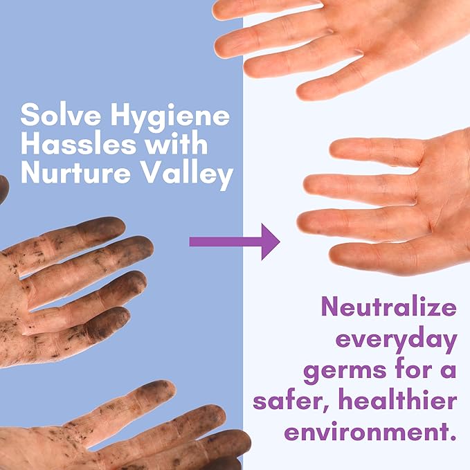 Nurture XL Antibacterial Body & Hand Sanitizing Wipes | Alcohol-Free Antiseptic Wet Towelettes for Germ Removal, Disinfecting Skin, Sanitizing Hands |Cleaning Cloths | Adults & Baby | Thick & Strong