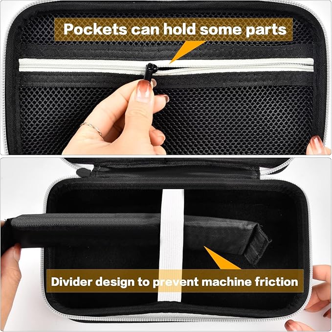Case Compatible with Novah for Ufree for KIKIDO for GLAKER for FADEKING for GSKY for Romanda Professional Hair Clippers, Beard Trimmer Grooming Storage Holder for Hair Trimmers Set (Box Only)