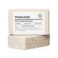 MARLOWE. No. 102 Body Scrub Soap 7 oz, Cedarwood & Sea Salt, Exfoliating Soap Bar with Shea Butter, Olive Oil & Green Tea Extracts, Cleanses, Smooths & Revitalizes Skin, Fresh & Zesty Scent