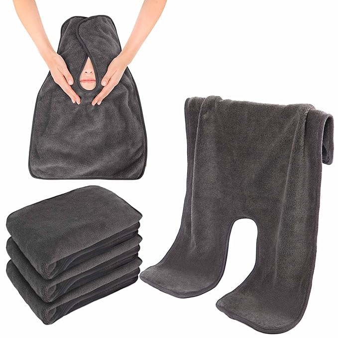 3 Pack Soft, Extra Thick Spa Towels - Microfiber Facial Towels for Professional Estheticians