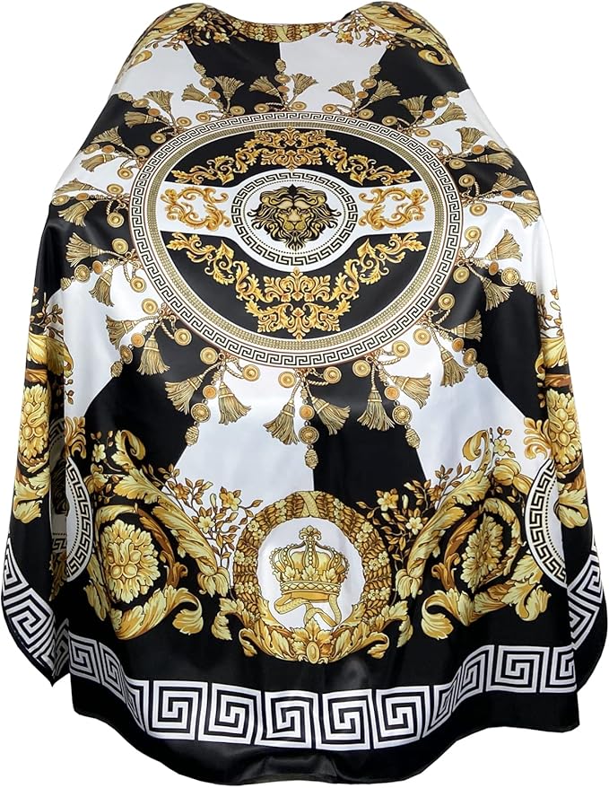 Barber Capes for Men Hair Cutting Salon Capes with Snaps Hairdresser Gown Stylist Cape- 63”× 56”