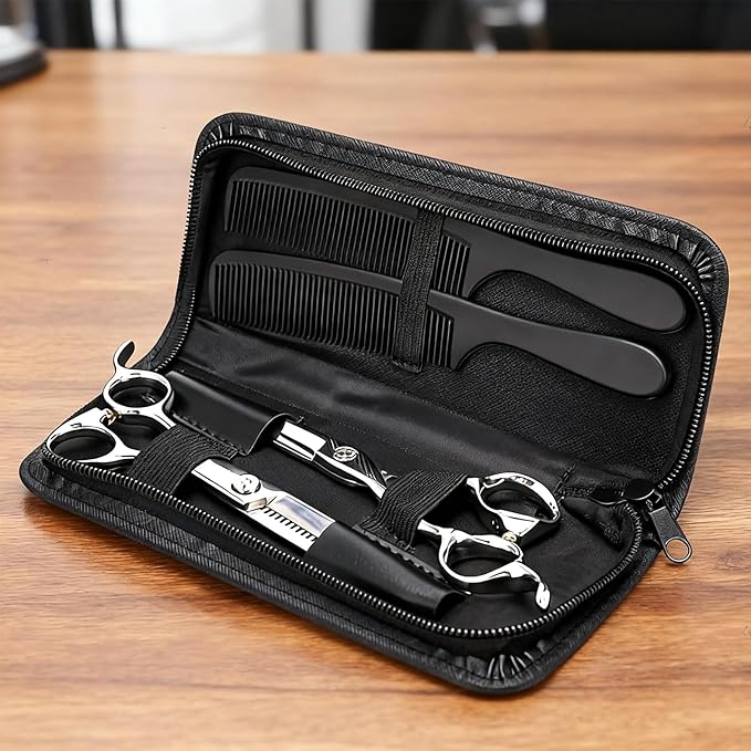 1 Piece Shear Case Hair Shear Scissors Bag Holder Scissor Cases for Hairstylists Professional Shears Holder for Foldable Comb and Scissors Hairdresse