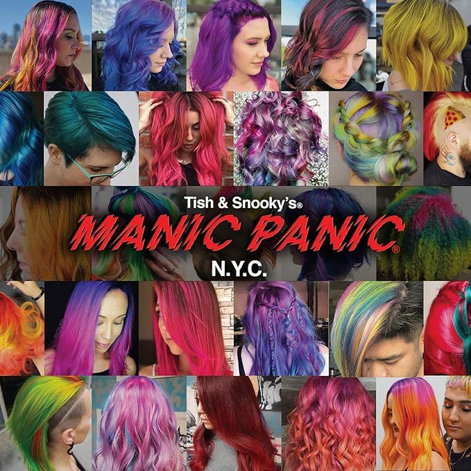 MANIC PANIC Dye Tool Kit - Hair Dye Brush + Comb Applicator, Hair Cap & Latex-Free Gloves - Reusable & Easy to Clean - Accessories for DIY & Salon Coloring (3 Piece Set)