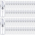 70 Pcs 2 oz Plastic Foam Soap Dispensers Refillable Lash Shampoo Bottles with Pump Mini Eyelash Cleaning Foam Bottle Dispenser for Refillable Travel Cosmetics (Transparent)