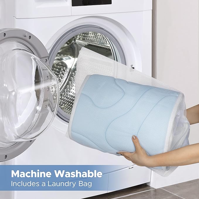 Sunlit Ultra Soft Full Body Bath Pillow for Bathtub, Luxury Thick Tub Pillow for Head Neck Back Support with Lumbar Pillow Multi-Function Stopper, Spa Pillow with Strong Suction Cups, Bath Accessories