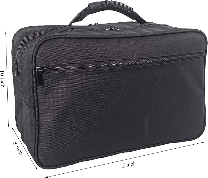 Pro Large Capacity Beauty Hairdressing Barber Tool Bag Polyester Hair Equipment Cosmetic Salon Shoulder Organizer Kit Grooming Hair Stylist Scissor Holder Storage Carrying Travel Case