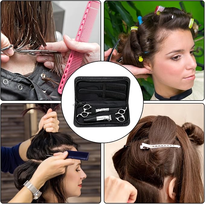 1 Piece Shear Case Hair Shear Scissors Bag Holder Scissor Cases for Hairstylists Professional Shears Holder for Foldable Comb and Scissors Hairdresse