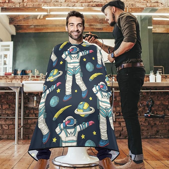 visesunny Professional Barber Cape Polyester Hair Cutting Salon Cape Apron Anti-Static Beard Bib