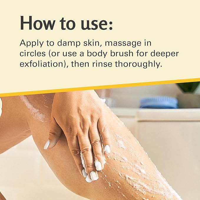 Anti-Cellulite Body Scrub for Skin Tightening, Firming, Moisturizing & Smoothing, Exfoliating Formula for Legs, Glutes, Hands & Feet with Stem Cells, Collagen, Coconut & Jojoba Oil, 16oz - M3