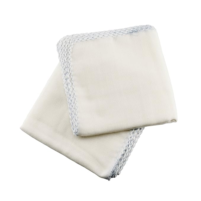 Karlling 10 Cotton Facial Cleansing Muslin Cloths Makeup Remover Wipes