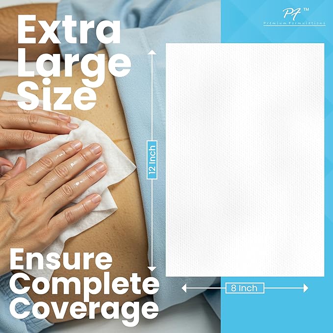 HIGH TRACTION XL UBER THICK, LARGE, & STRONG Adult Wash Cloths/Adult Wipes VALUE BULK BUY (12 packs x 56 wipes = 672 wipes/case)