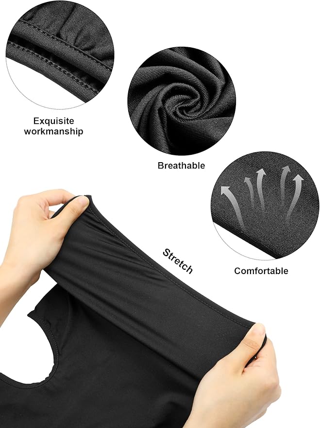 SATINIOR 6 Pcs Ski Mask Cover Balaclava Full Face Mask Summer Face Cover UV Windproof Balaclava for Men Women Outdoor Sports