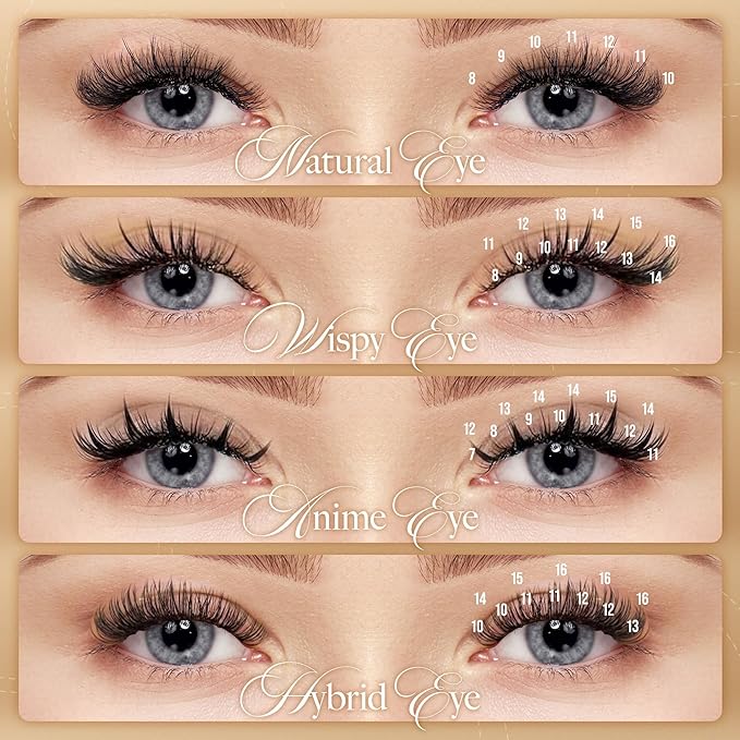 LASHVIEW Eyelash Extensions,Individual Lashes,Premium Single&Classic Lases,0.15 D Curl Thickness 12mm,3D Natural Semi Permanent Eyelashes,Soft Application-friendly, Lashes