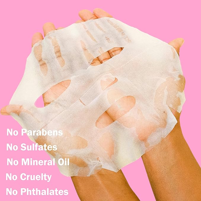 40 Pack Collagen Face Masks Skincare Bulk for All Skin Types,Hydrating Spa Sheet Mask for Sensitive Skin, Facial Mask Sets For Women Skin Care,Hydrating Face Mask Gifts Set for Teen Girls