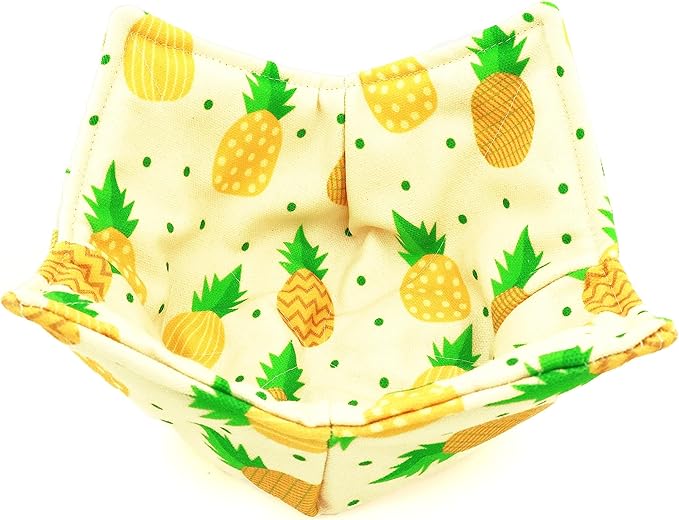 Cotton Microwavable Bowl Cozy, Microwave-Safe Hot Bowl Holders, Soup Bowl Cozy Bowl Hot Pads (U)