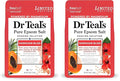 Dr Teal's Epsom Salt Magnesium Soak, Limited Edition Hawaiian Bliss, 3lbs (Pack of 2)