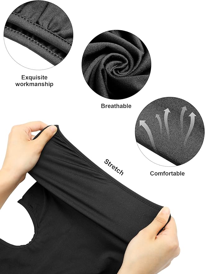 SATINIOR 9 Pack Ski Mask for Men Balaclava Full Face Shiesty Mask Breathable Summer Windproof Hood for Motorcycle Snowboard