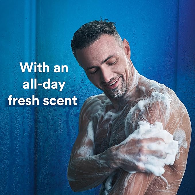 Suave Men Moisturizing Body & Face Wash, With Cedarwood and Mandarin Scent, No Parabens, No Phtahaltes, 18 Oz Pack of 12